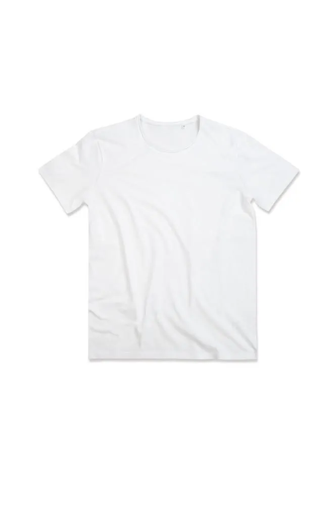 STEDMAN STE9100  CAMISETA CUELLO REDONDO FINEST COTTONT   BLANCO