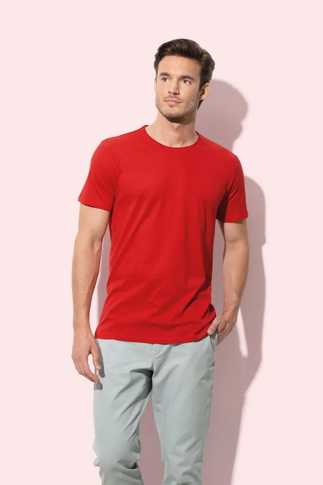 STEDMAN STE9100  CAMISETA CUELLO REDONDO FINEST COTTONT   BLANCO