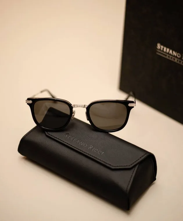 Stefano Ricci Elite black sunglasses