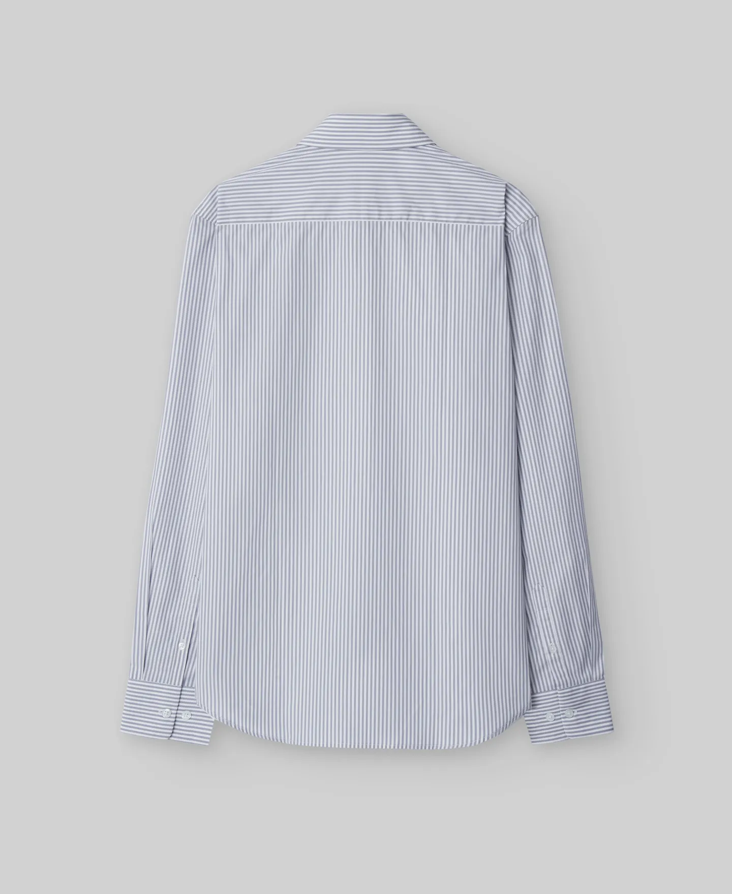 Striped cotton shirt man