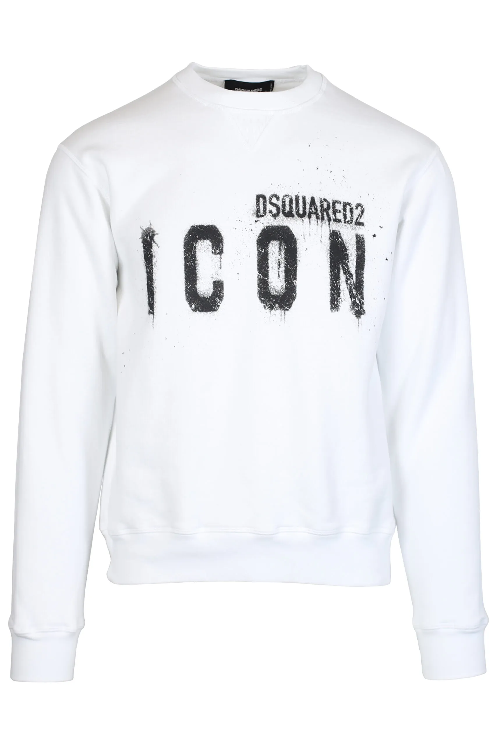 Sudadera blanca con maxilogo 
