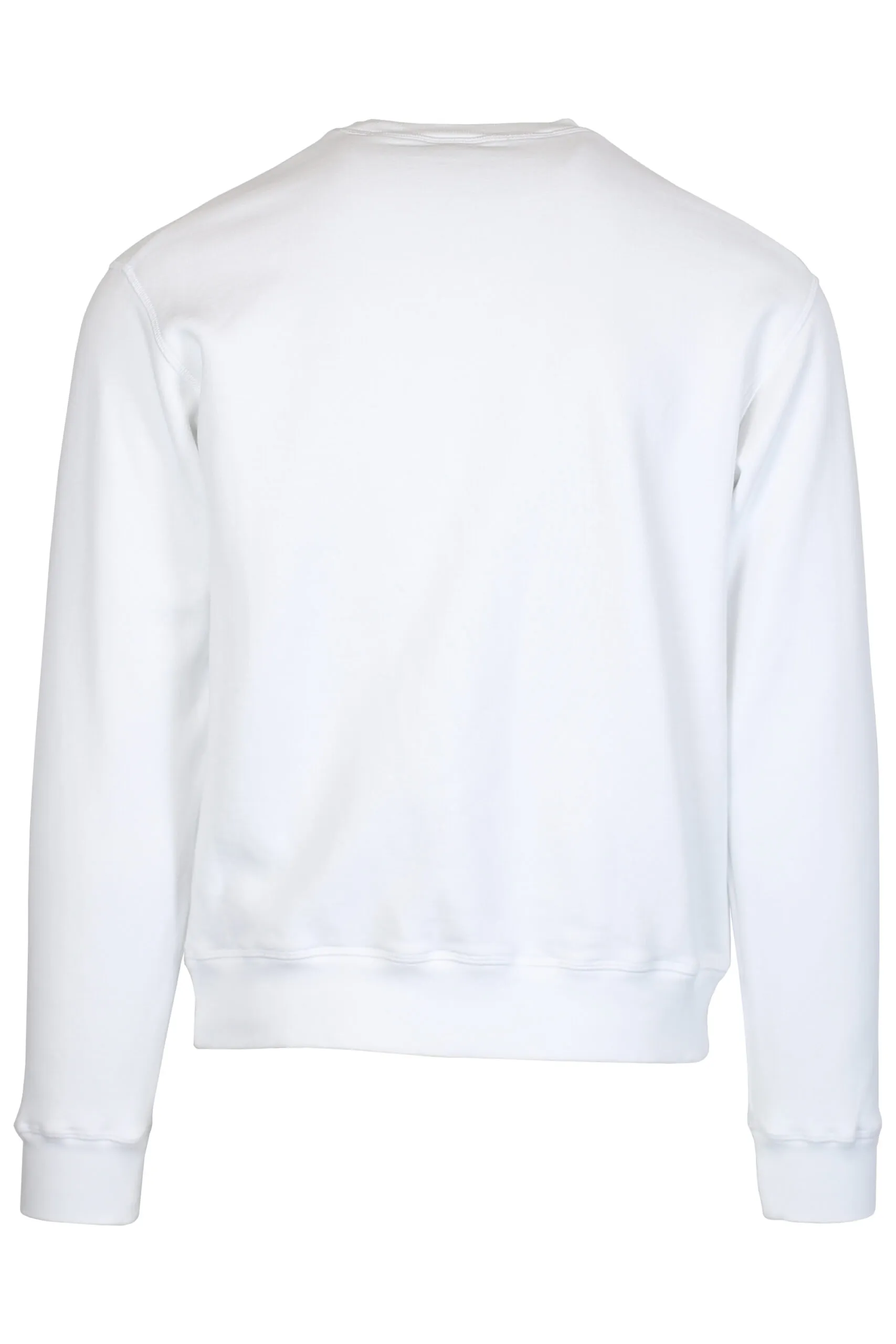 Sudadera blanca con maxilogo 