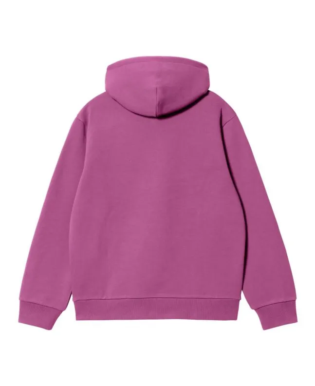 SUDADERA CON CAPUCHA CARHARTT WIP HOODED CARHARTT SWEATSHIRT MAGENTANEGRO
