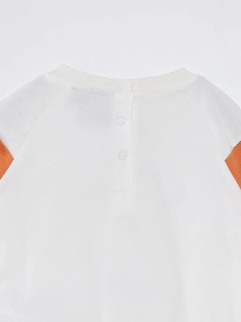 SUDADERA DE CUELLO REDONDO 'SNOOPY'  BLANCO