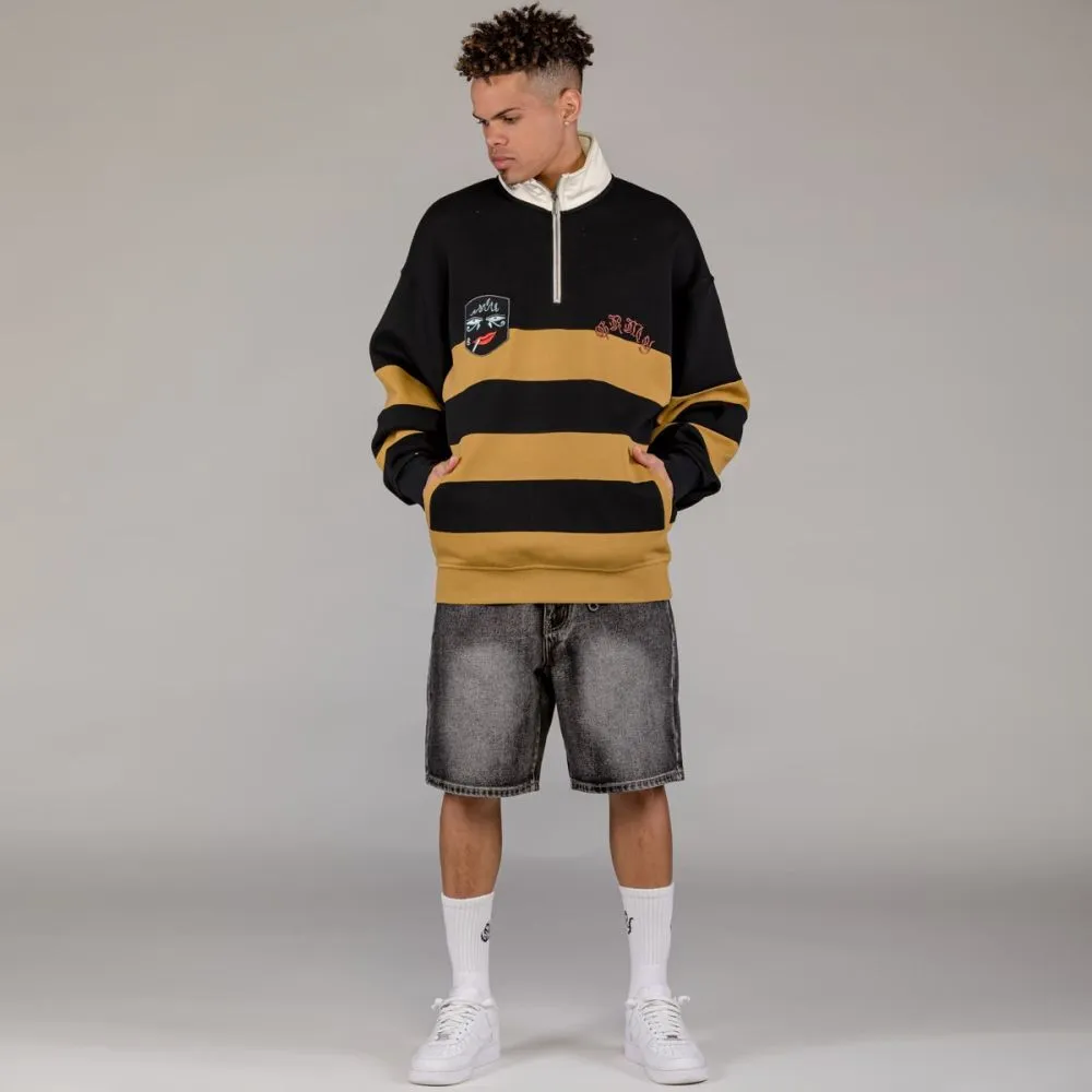 SUDADERA GRIMEY FIRE ROUTE HIGH NECK  BLACK | SPRING 23