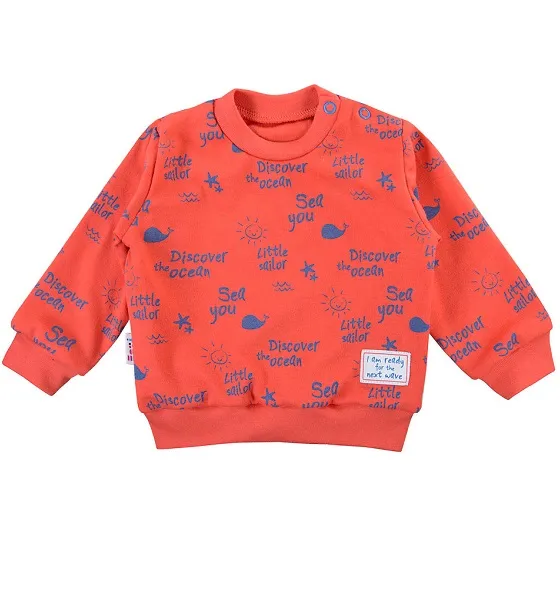 Sudadera roja de niño colección Little Sailor
