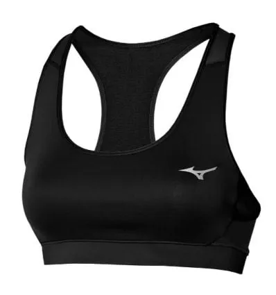 Sujetador de running para mujer Mizuno Active Alpha Bra (Negro)
