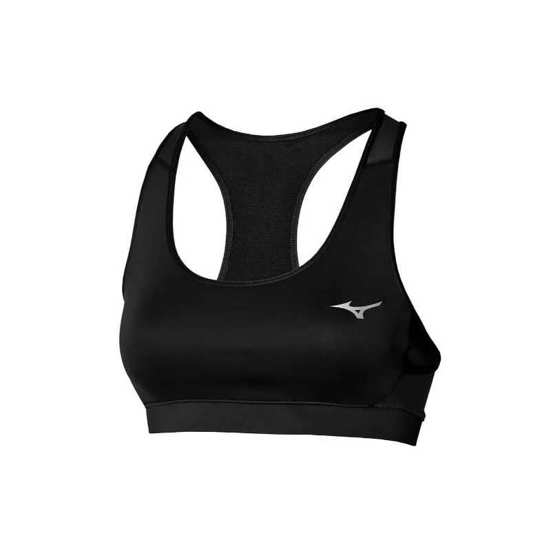 Sujetador de running para mujer Mizuno Active Alpha Bra (Negro)