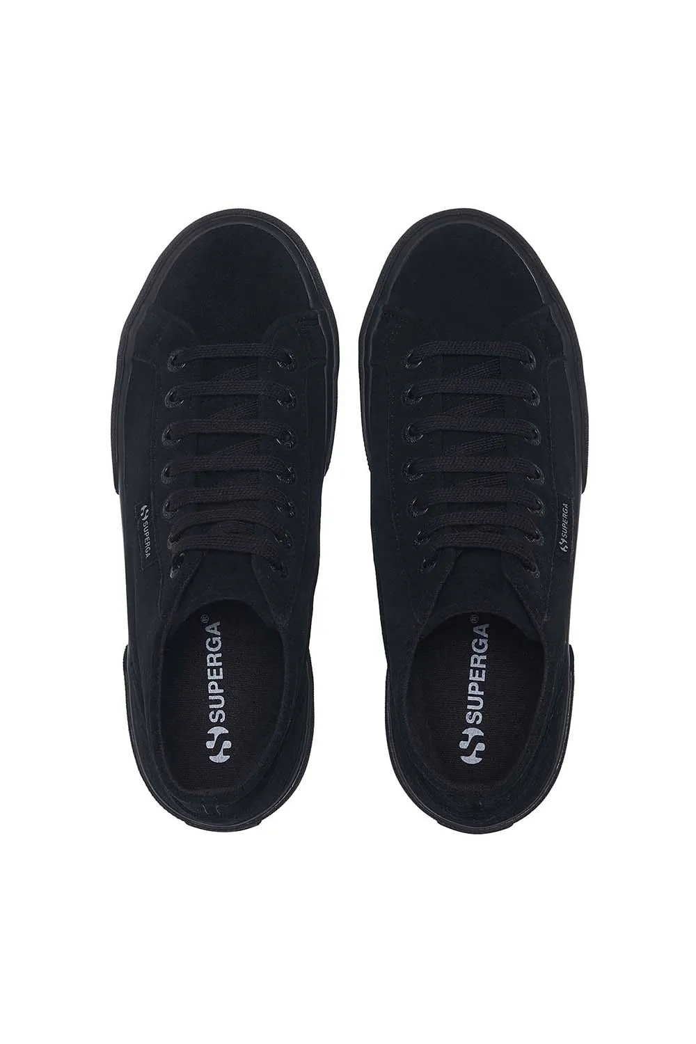 Superga Botas 2754 Suede Full Black