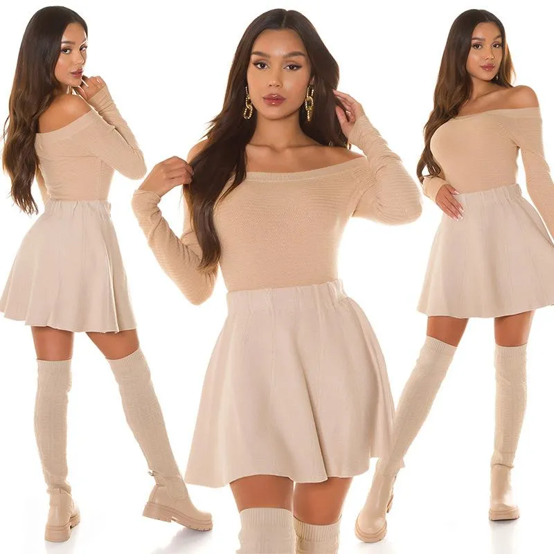 Suéter ajustado Beige