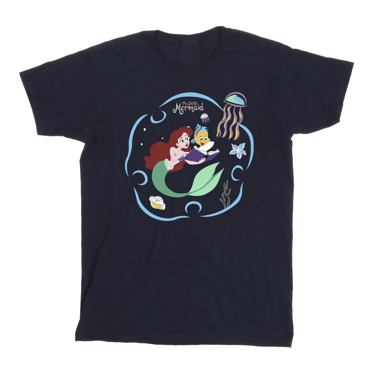 The Little Mermaid Reading A Book