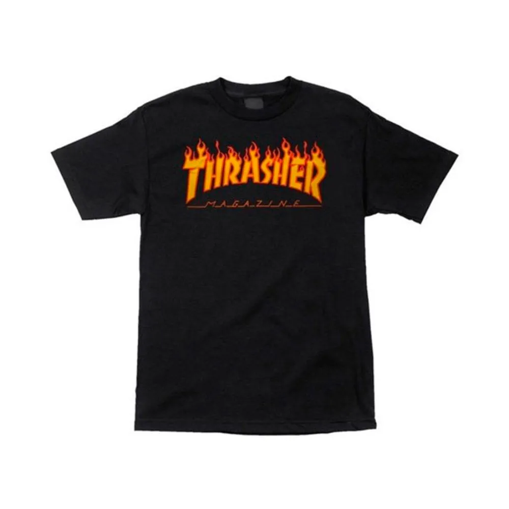 THRASHER FLAME LOGO TEE