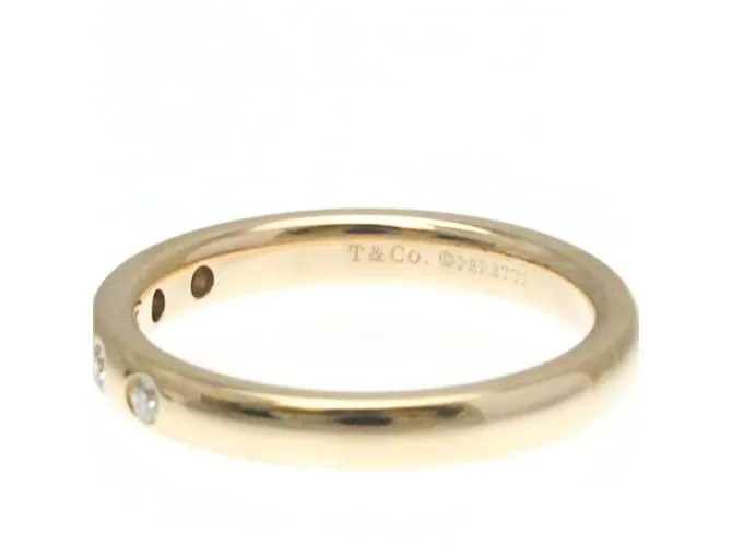 Tiffany & Co Anillo apilable Tiffany 5P Diamante Elsa Peretti Dorado 