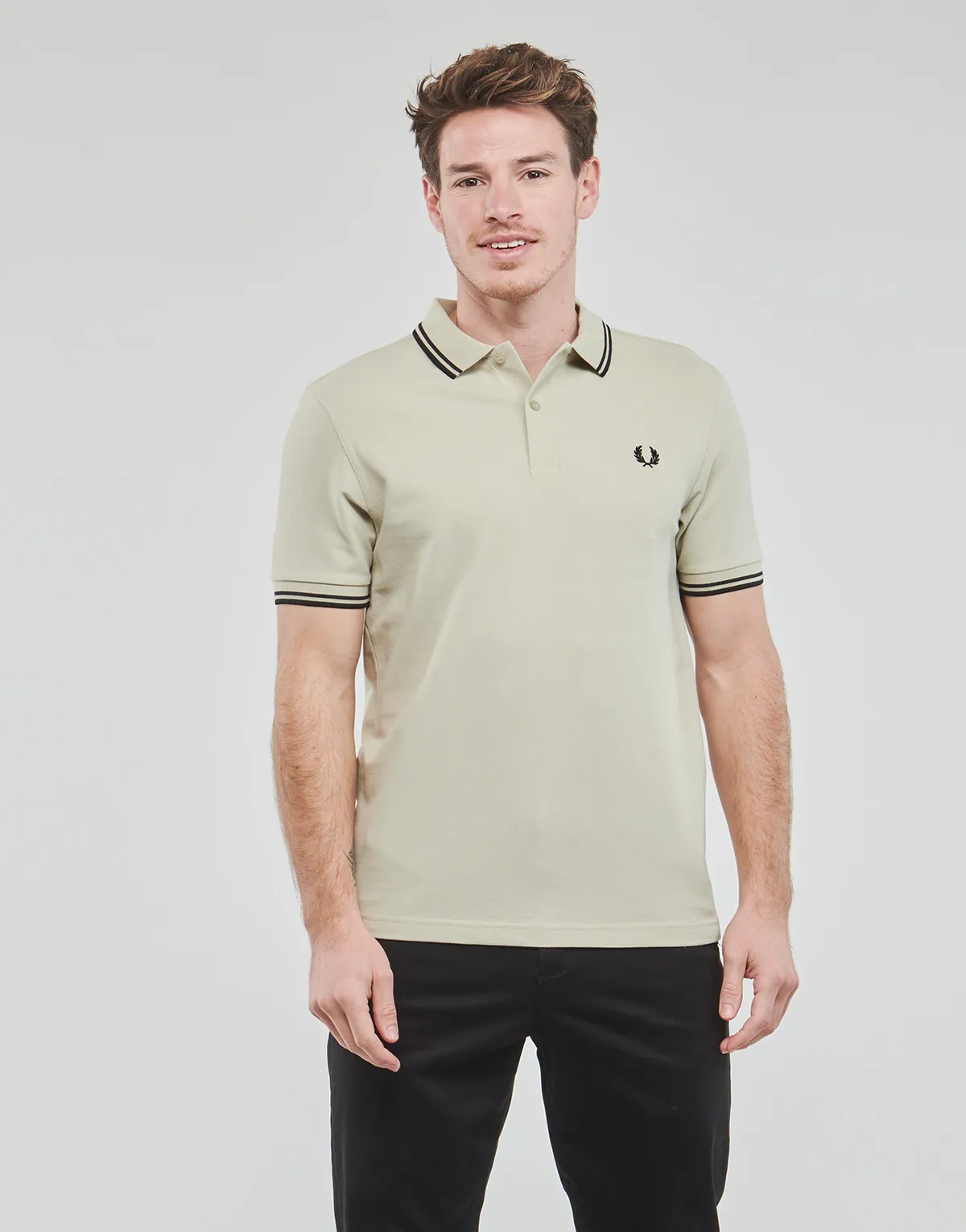 TWIN TIPPED FRED PERRY SHIRT