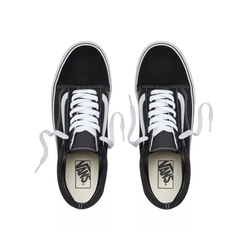 VANS UA OLD SKOOL PLATFORM (NEGRO / BLANCO)  MUJER