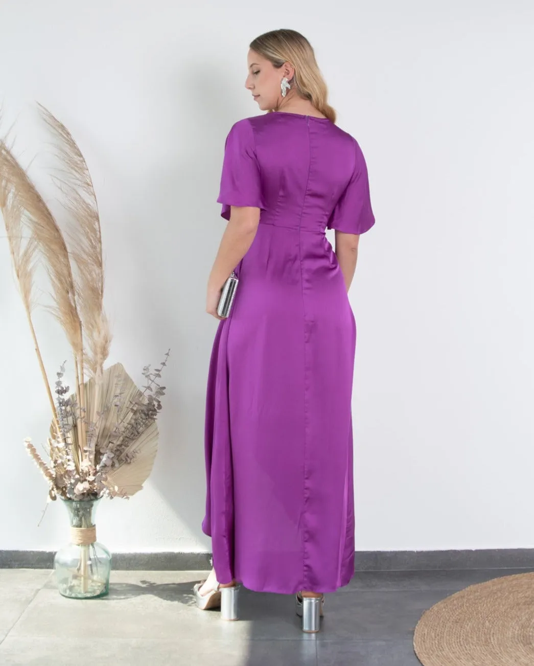 Vestido de Fiesta Largo Charlotte Magenta