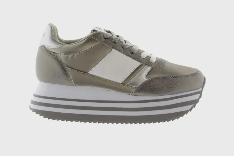 victoria Barcelona Doble Plataforma plata, zapatillas 1142112