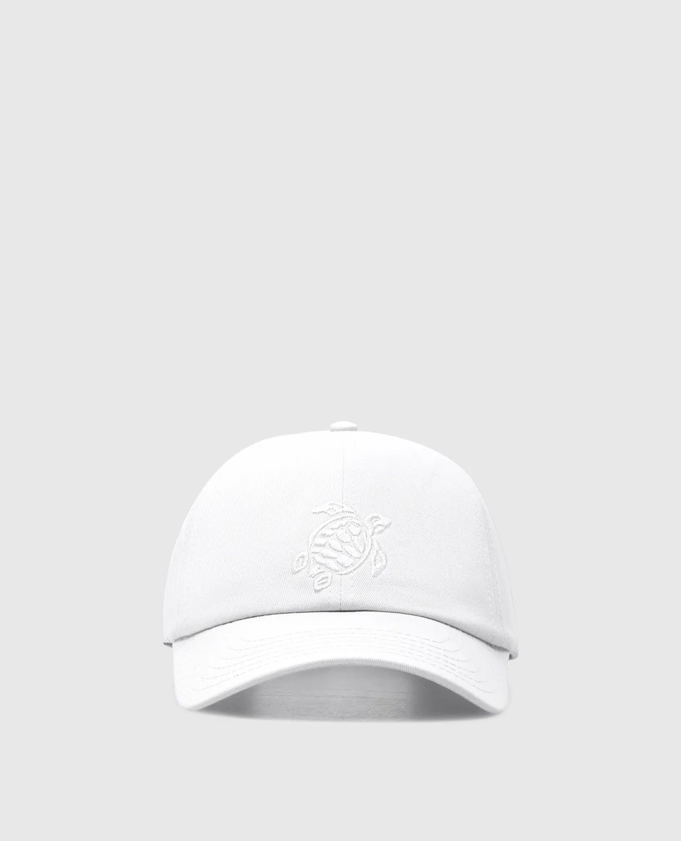 Vilebrequin White cap with logo embroidery