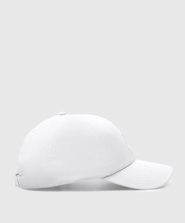 Vilebrequin White cap with logo embroidery