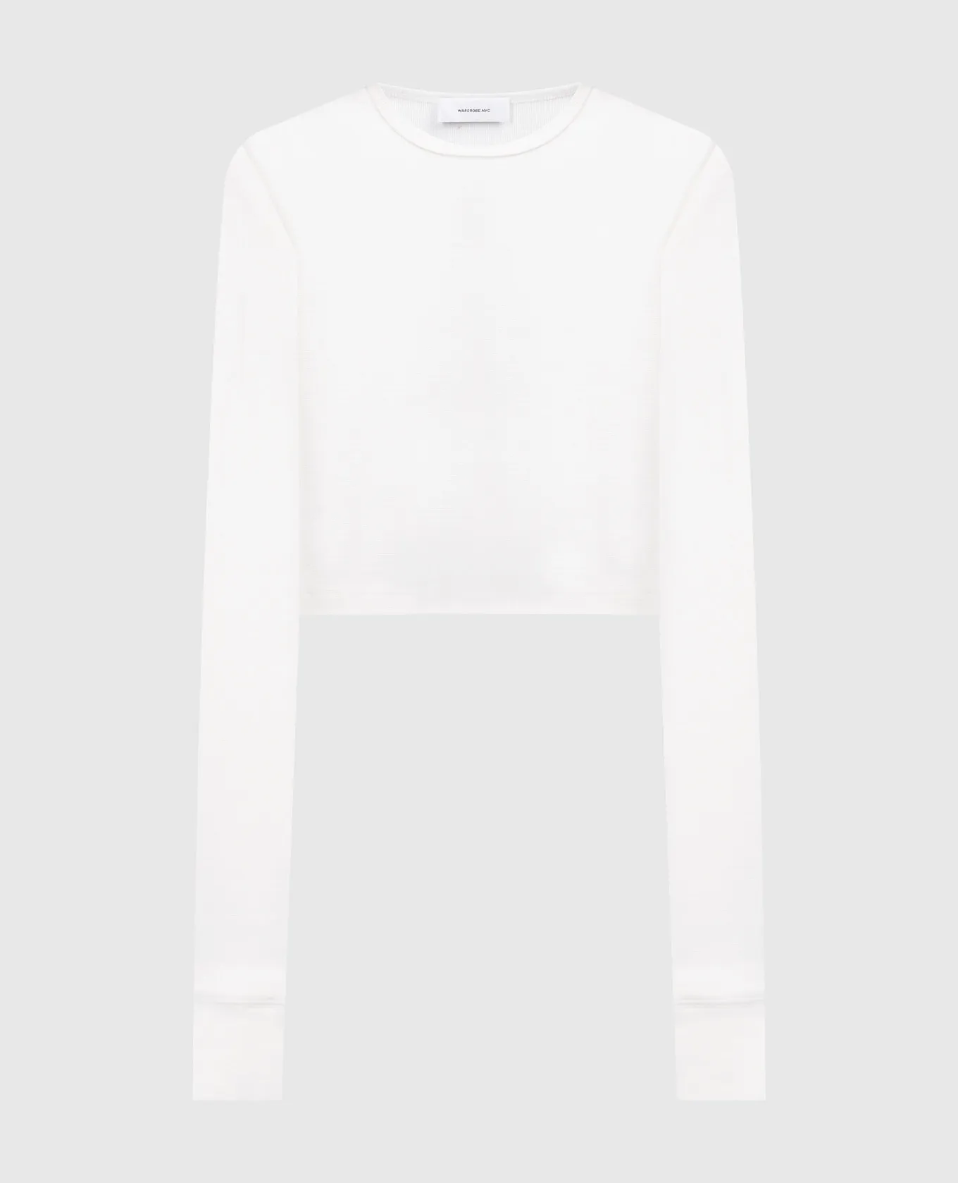 WARDROBE.NYC White short longsleeve