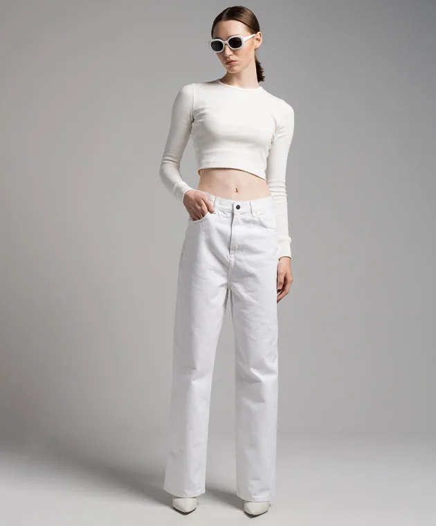WARDROBE.NYC White short longsleeve