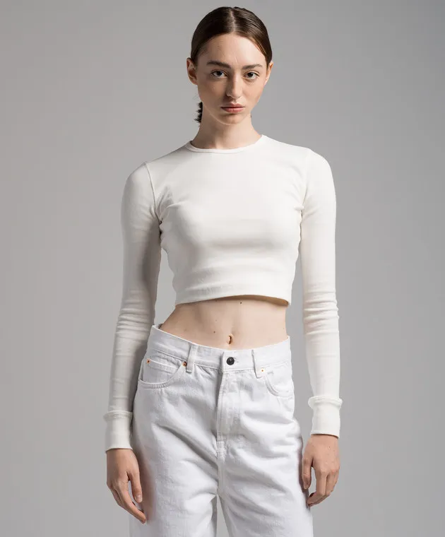 WARDROBE.NYC White short longsleeve