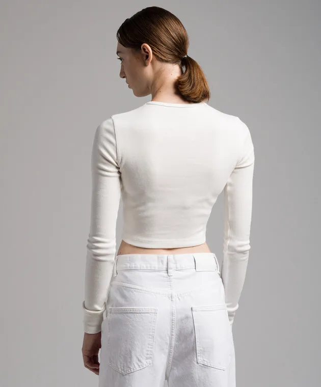 WARDROBE.NYC White short longsleeve