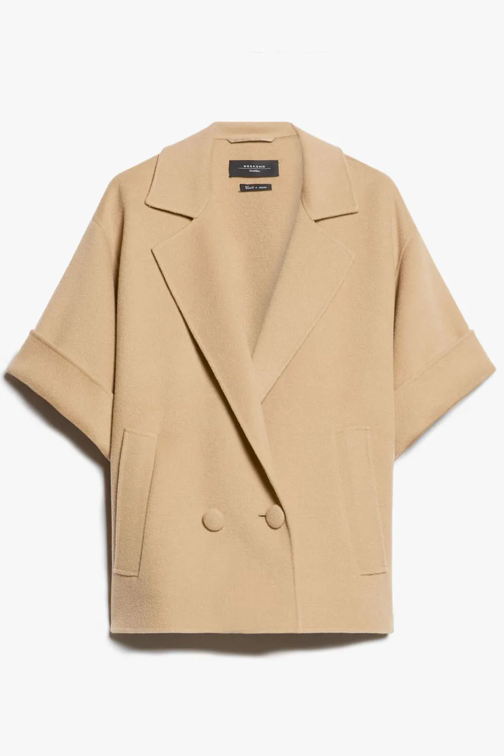 Weekend Max Mara Abrigo Corto Navarra Beige