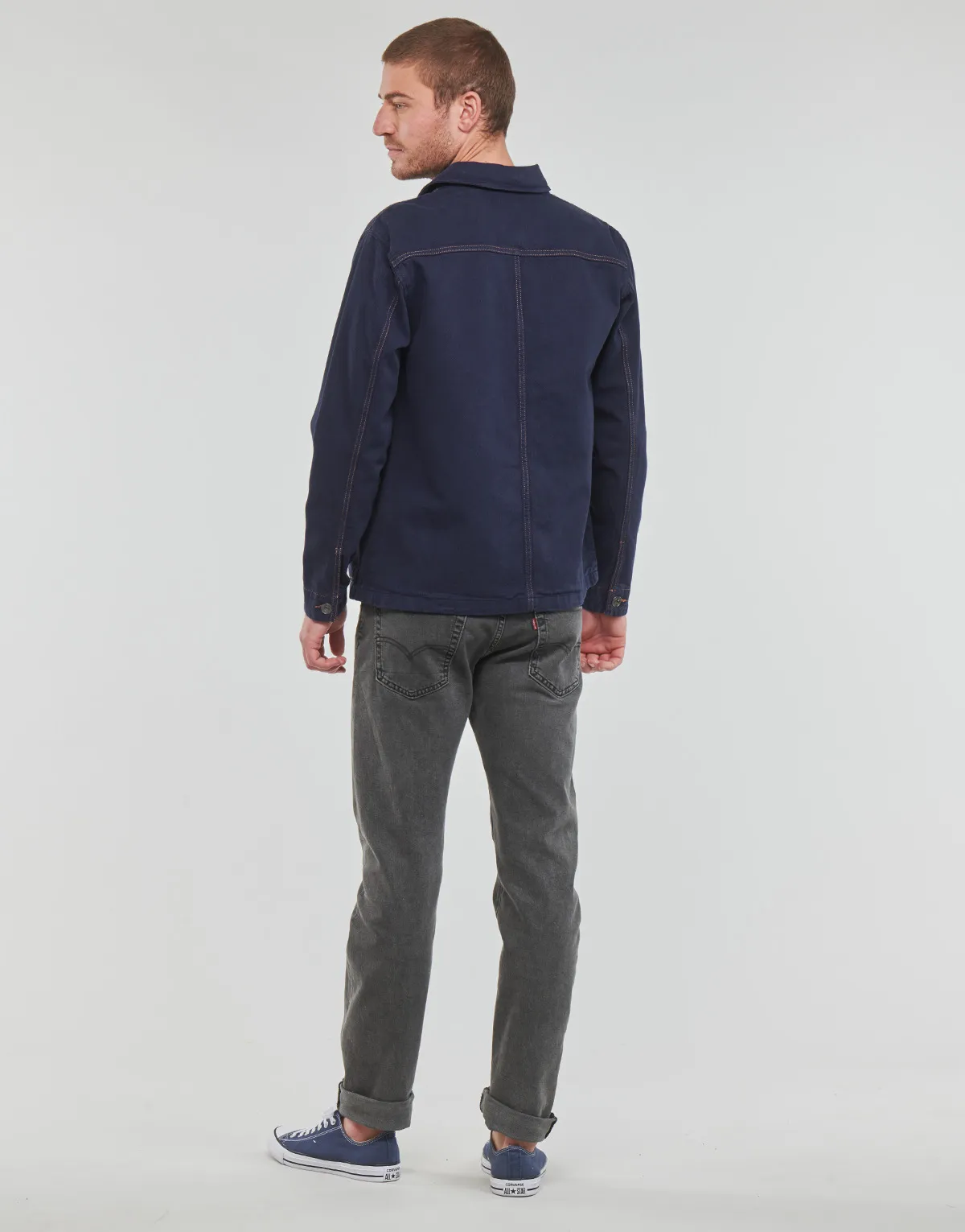 WORK FOR THE FUTURE  COTTON HEMP DENIM CHORE JACKET