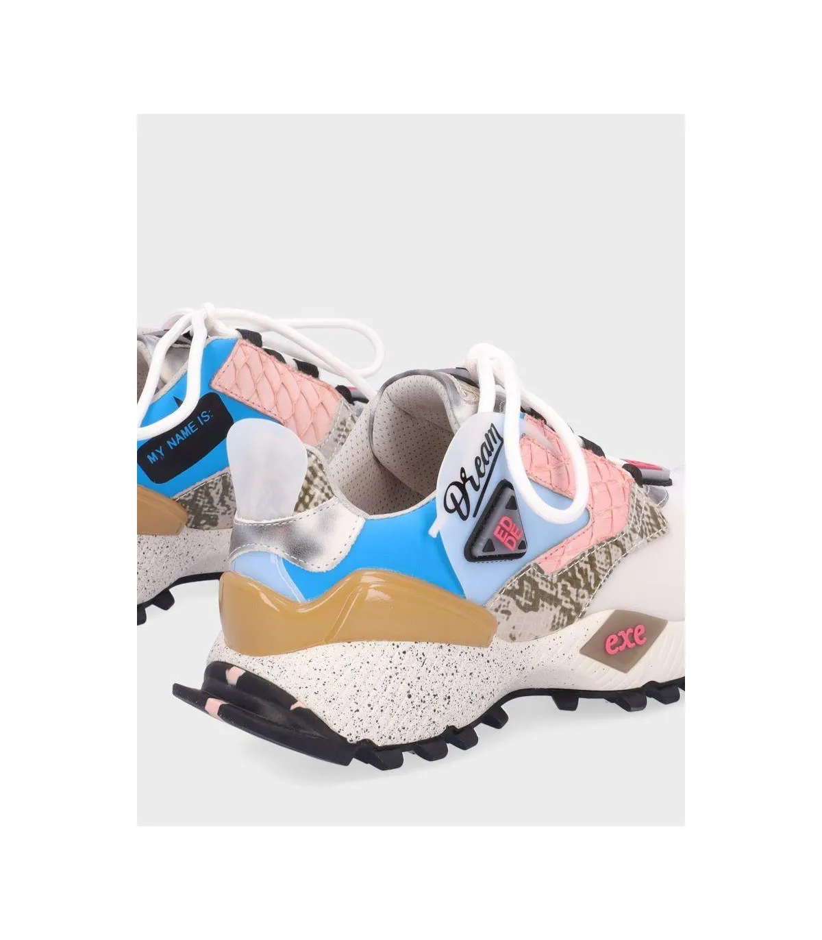 ZAPATILLA EXE 9283 WHITE PINK
