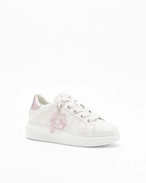 Zapatillas blancas Karl Lagerfeld Kapri NFT Plexi Pendant Blanco