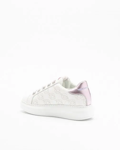 Zapatillas blancas Karl Lagerfeld Kapri NFT Plexi Pendant Blanco