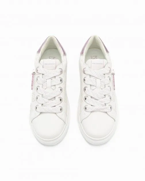 Zapatillas blancas Karl Lagerfeld Kapri NFT Plexi Pendant Blanco