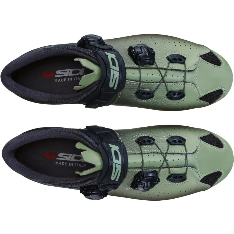 Zapatillas ciclismo carretera SIDI GENIUS 10 G114 (VERDE/NEGRO)