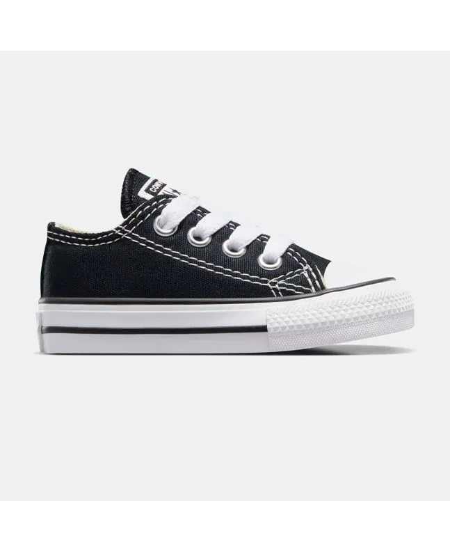 ZAPATILLAS CONVERSE CHUCK TAYLOR ALL STAR CLASSIC TODDLER LOW TOP NEGRAS (14 AñOS)