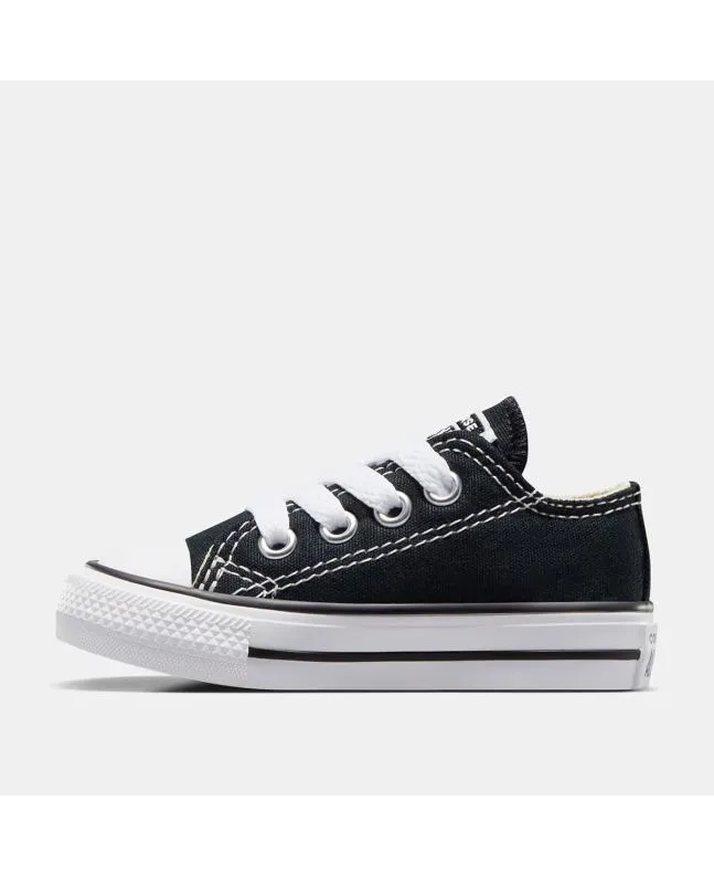 ZAPATILLAS CONVERSE CHUCK TAYLOR ALL STAR CLASSIC TODDLER LOW TOP NEGRAS (14 AñOS)