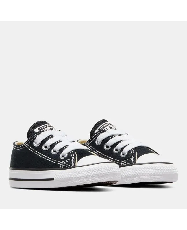 ZAPATILLAS CONVERSE CHUCK TAYLOR ALL STAR CLASSIC TODDLER LOW TOP NEGRAS (14 AñOS)