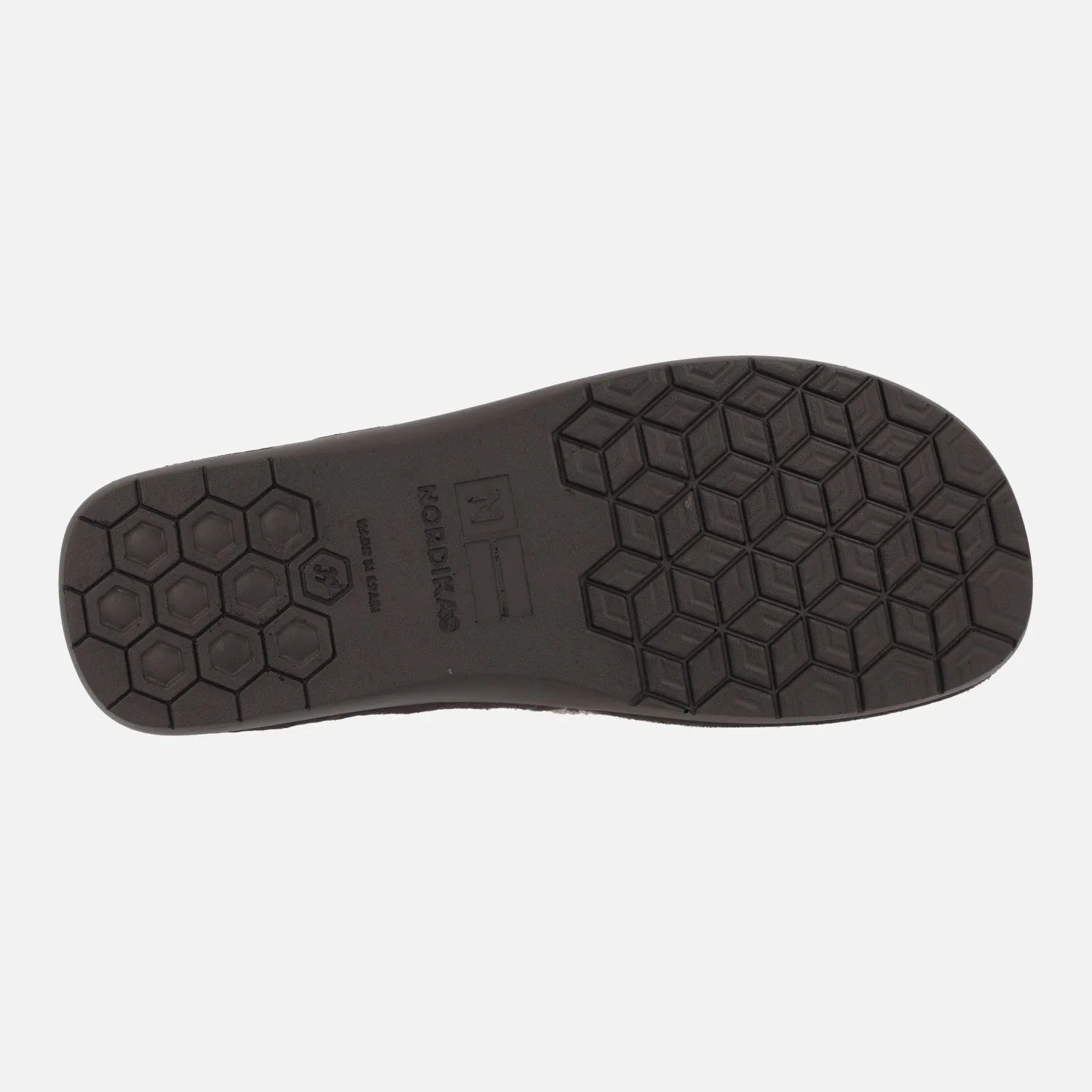 Zapatillas de casa cerradas para hombre en tejido de pana suave Boston
