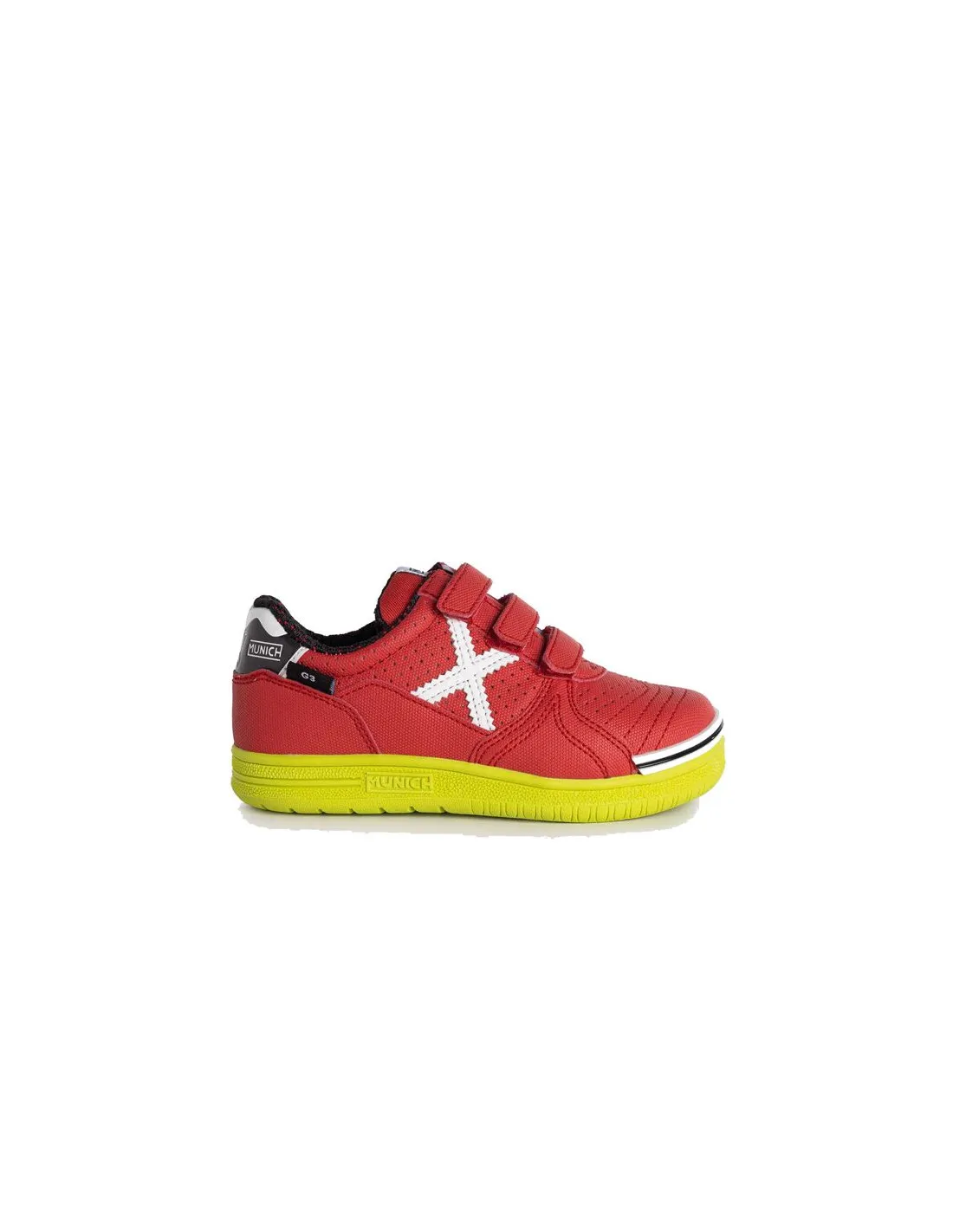 ZAPATILLAS DE FúTBOL SALA MUNICH G3 VCO PROFIT 355 ROJO INFANTIL