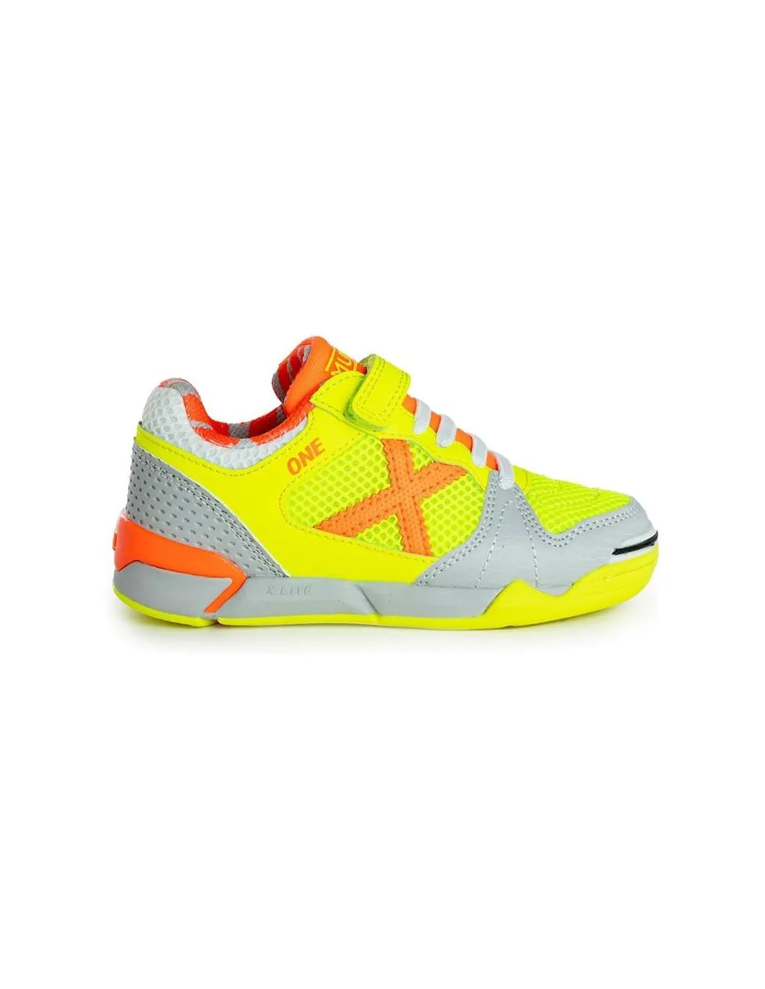 Zapatillas de Fútbol Sala Munich One Kid Vco 59 Infantil Amarillo