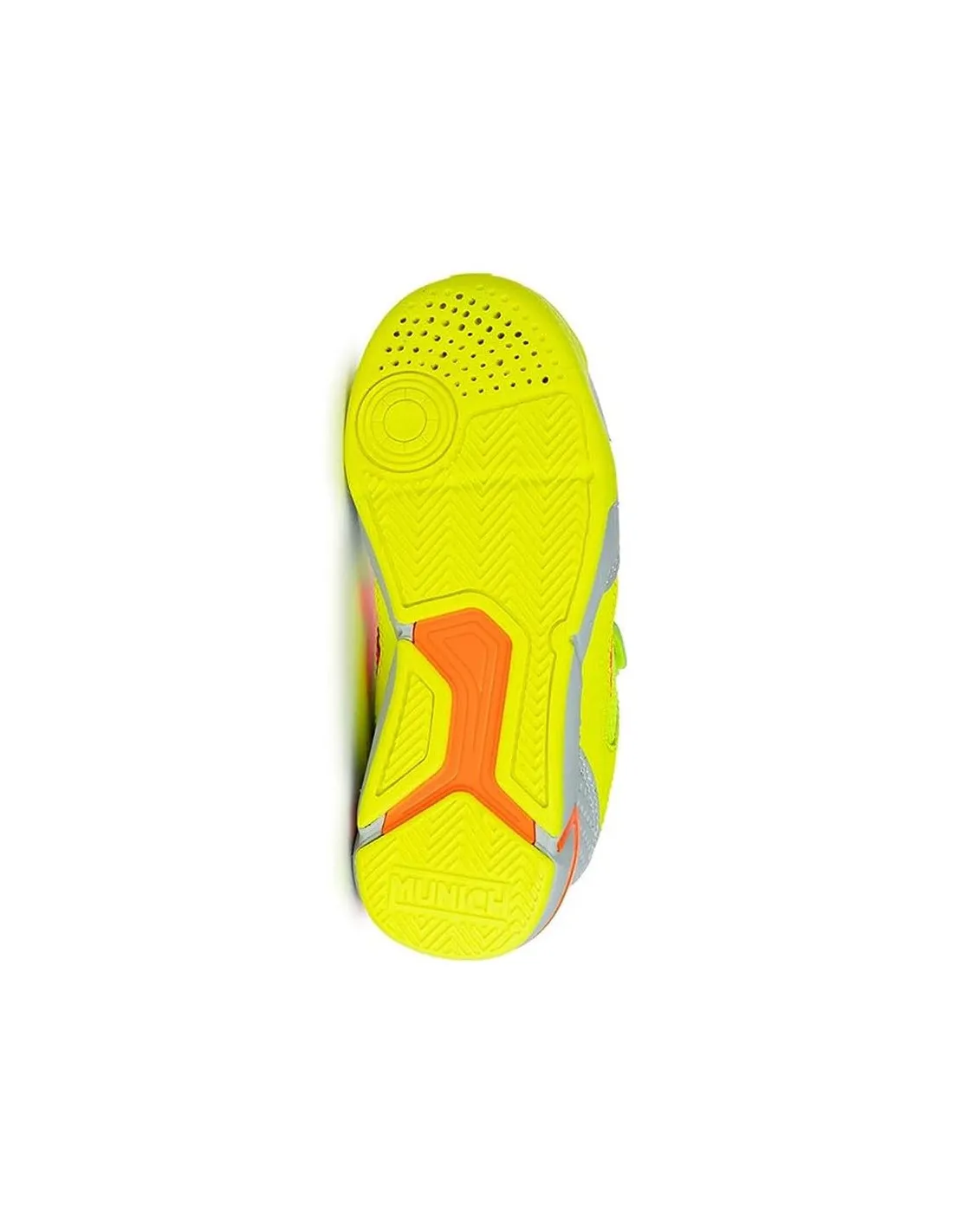 Zapatillas de Fútbol Sala Munich One Kid Vco 59 Infantil Amarillo