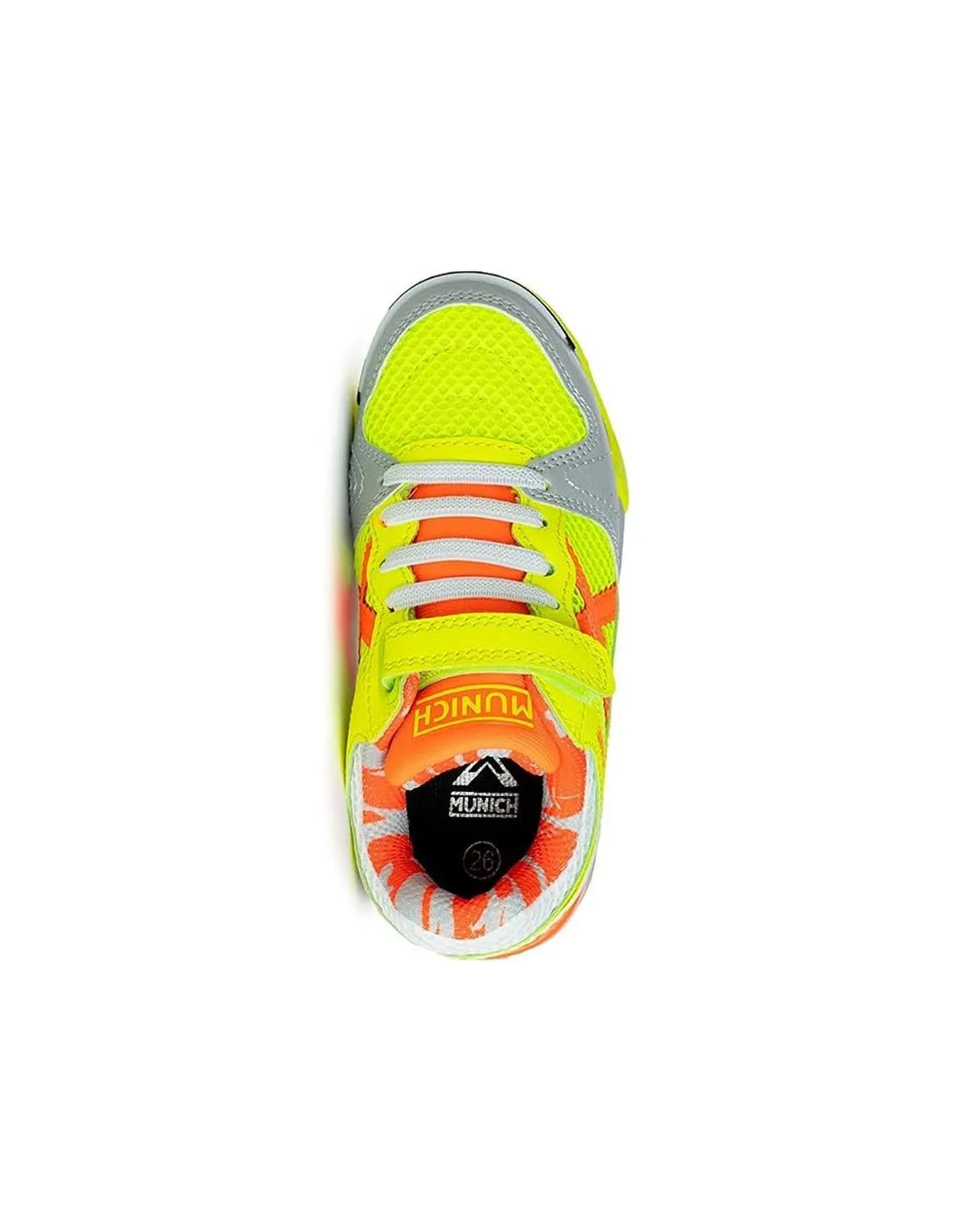 Zapatillas de Fútbol Sala Munich One Kid Vco 59 Infantil Amarillo