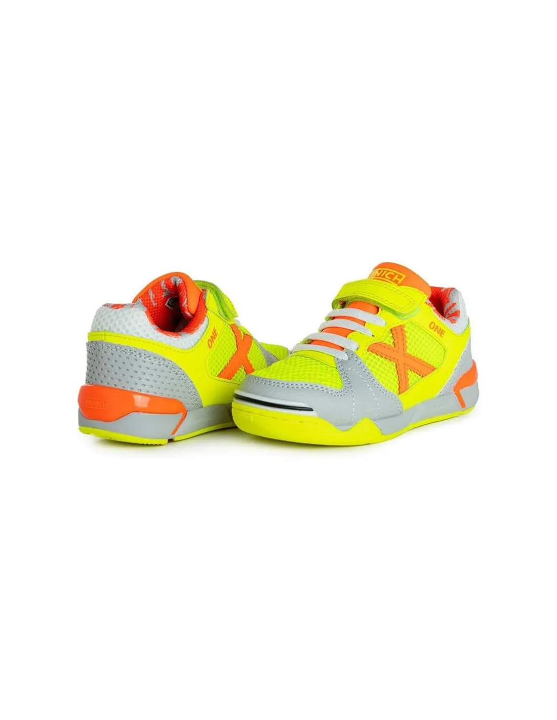 Zapatillas de Fútbol Sala Munich One Kid Vco 59 Infantil Amarillo