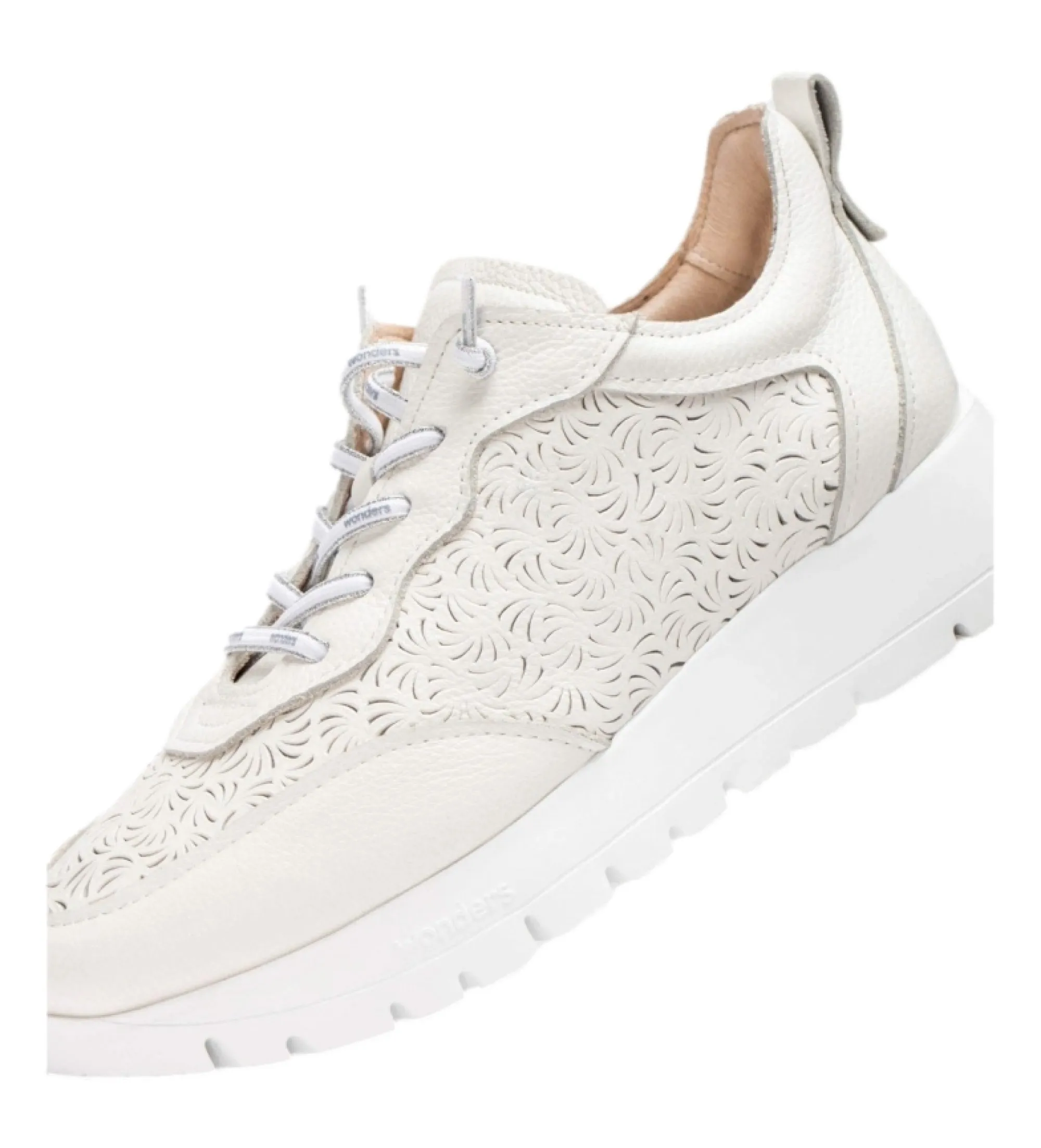 Zapatillas de piel Cario blanco