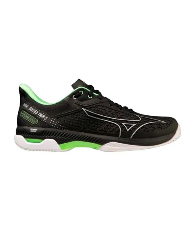 Zapatillas de Pádel Mizuno Wave Exceed Tour 5 AC Negro Hombre