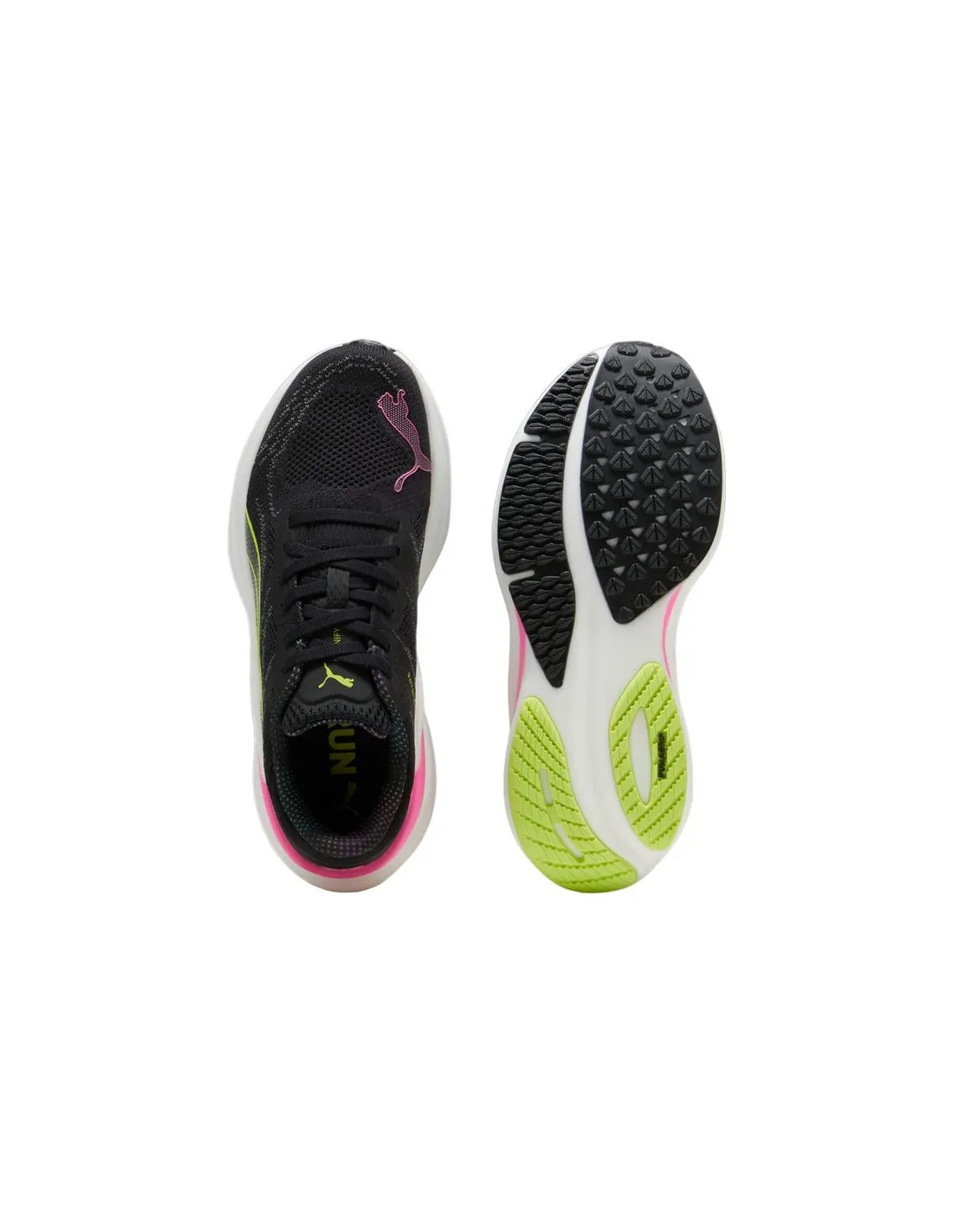 Zapatillas de running Puma Magnify Nitro 2 Negro/Lima Mujer