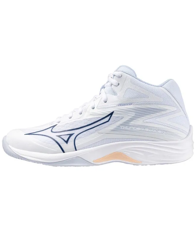 Zapatillas De Voleibol Mizuno Thunder Blade Z Mid Mujer Blanco