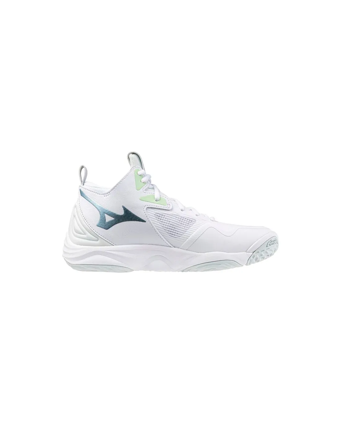 Zapatillas de Voleibol Mizuno Wave Momentum 3 Mid Blanco