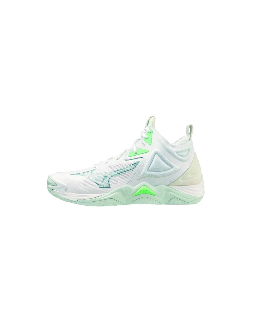Zapatillas de Voleibol Mizuno Wave Momentum 3 Mid Blanco