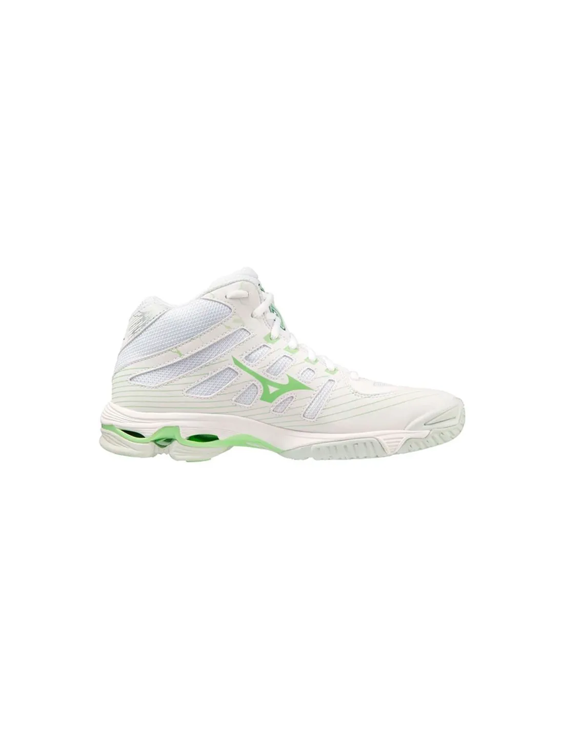 Zapatillas de Voleibol Mizuno Wave Voltage Mid Blanco Mujer